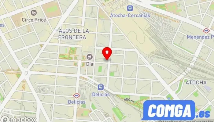 mapa de 2nd Key Cerrajeros y Electricistas Cerrajero en Madrid