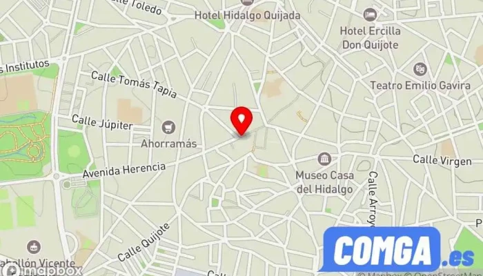 mapa de A. Alcázar Cerrajeros Express Cerrajero en Alcázar de San Juan