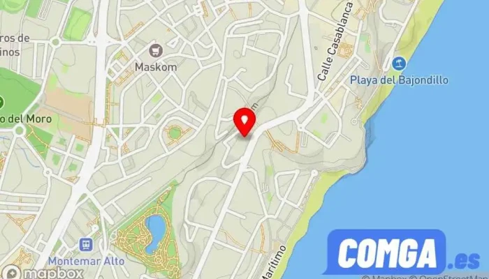 mapa de Abriendo Puertas - Locksmith Cerrajero en Torremolinos