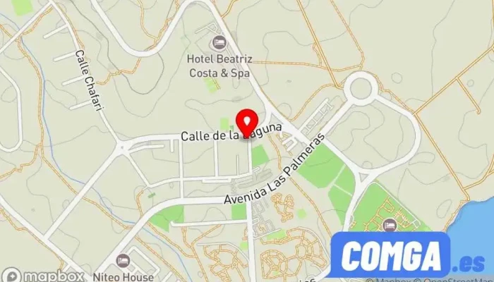 mapa de Aguacer Lanzarote Cerrajero en Costa Teguise