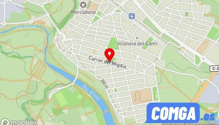 mapa de Agustín Martín Valenzuela Cerrajero en Vilanova del Camí