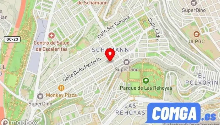 mapa de Alberto Gorayeb Farkuh Cerrajero en Las Palmas de Gran Canaria