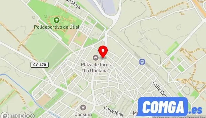 mapa de Alejandro Hernández Giménez Cerrajero en Utiel