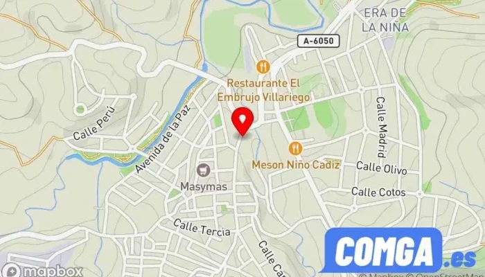 mapa de Alejandro Ruiz Cantos Cerrajero, Herrero, Carpintería metálica y de aluminio en Los Villares