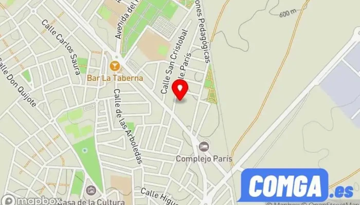 mapa de Aluminios y Cerrajerias Burgos Proveedor de puertas, Cerrajero, Carpintería metálica y de aluminio, Empresa de instalación de cubiertas en Illescas