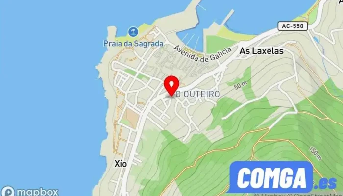 mapa de Amaños Cerrajeros Cerrajero en Porto do Son