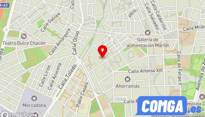 mapa de Angel Cortez Cerrajero Contratista general, Cerrajero en Parla