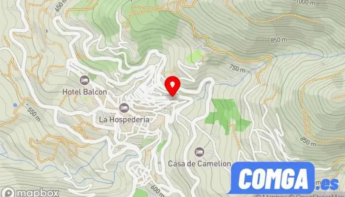 mapa de Antonio Heredia Campos Cerrajero en Cómpeta