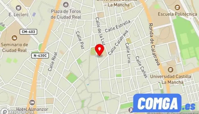 mapa de Antonio Ramos Cerrajeros Rápidos Cerrajero, Servicio de duplicación de llaves, Servicio de afilado, Zapatero en Ciudad Real