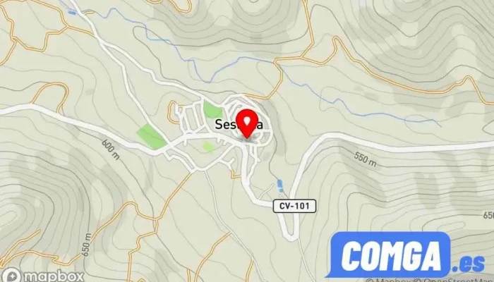 mapa de Antonio Torrijo Cabello Cerrajero en Sestrica