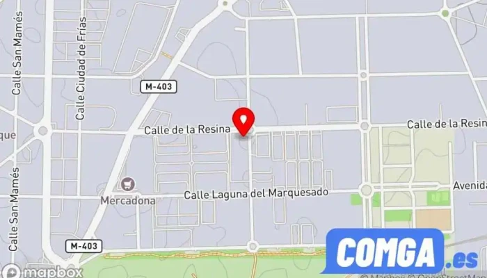 mapa de APER - RAPID Cerrajero en Madrid