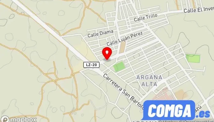 mapa de Arrecife Llaves Cerrajero en Arrecife