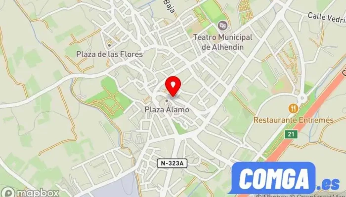 mapa de AUTO LLAVE ALHENDIN Servicio de duplicación de llaves en Alhendín
