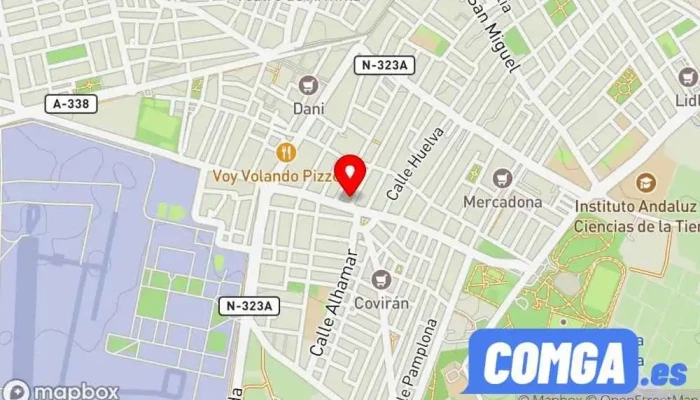 mapa de autollave granada Servicio de duplicación de llaves, Cerrajero en Armilla