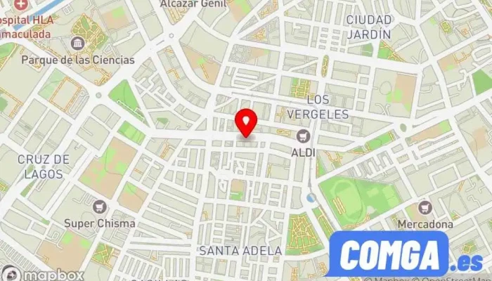 mapa de AUTOLLAVE Servicio de duplicación de llaves en Granada