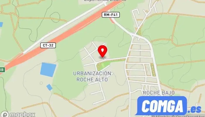 mapa de Automatismos Nobel Cerrajero, Persona de mantenimiento en Urb. Roche Alto