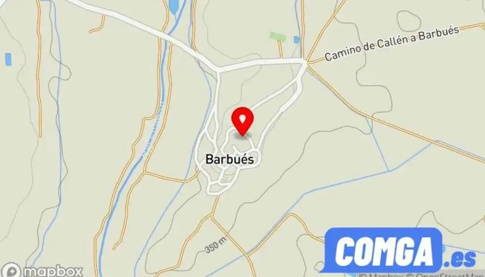 mapa de Barbués  en Barbués