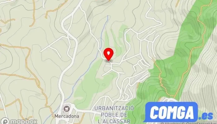 mapa de Benitachell  en Alicante