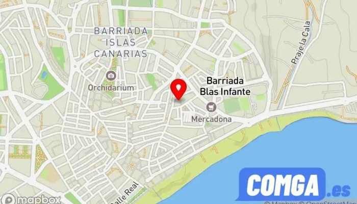 mapa de Bermúdez Cerrajería Cerrajero en Estepona