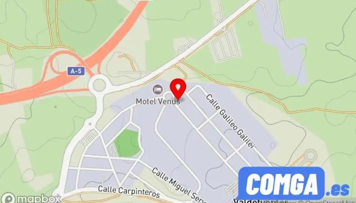 mapa de Bimetal Cerrajería Cerrajero en Valdefuentes