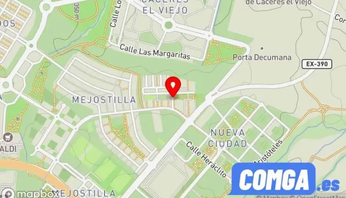 mapa de Borrella Cerrajeros 24 Horas Cerrajero en Cáceres
