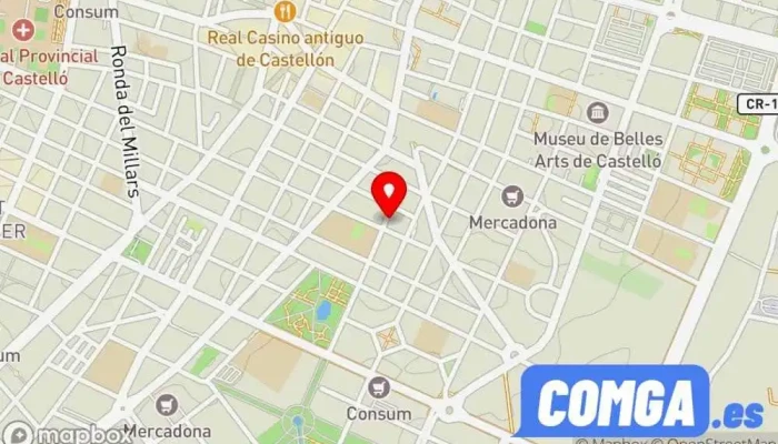 mapa de Boutique de la Llave Cerrajero en Castellón de la Plana