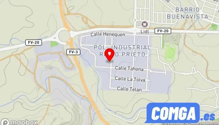 mapa de Boutique Del Cerrajero Gallardo Torilo Ferretería, Servicio de duplicación de llaves, Cerrajero en Puerto del Rosario