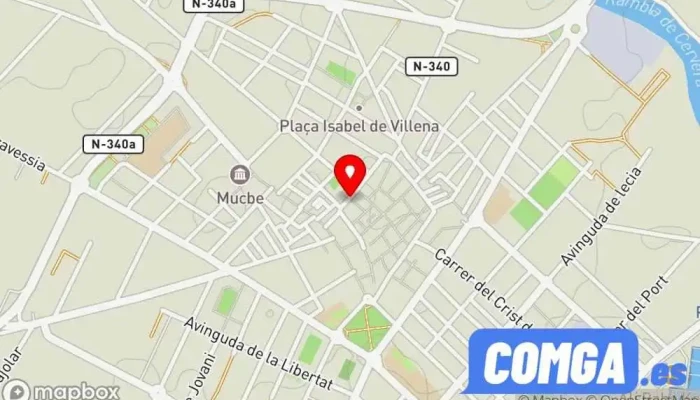 mapa de Burriel Cerrajero en Benicarló