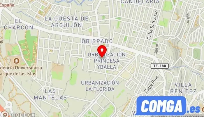mapa de C. Cerrajero Urgente 24 Horas Cerrajero en La Laguna
