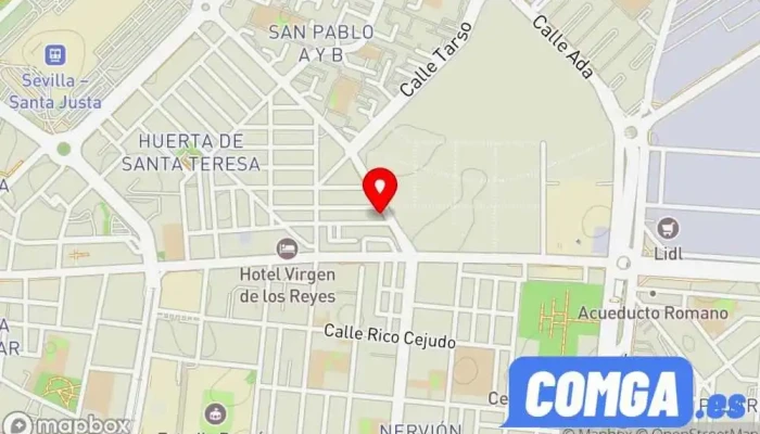 mapa de Car & Key Cerrajero en Sevilla