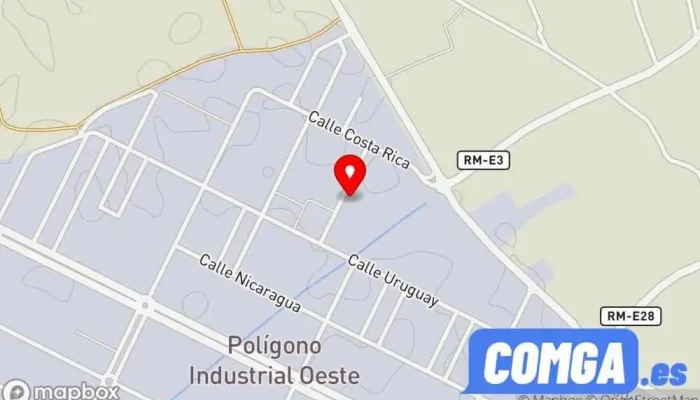mapa de Carpintería Metálica Jara S.L. Cerrajero en Alcantarilla