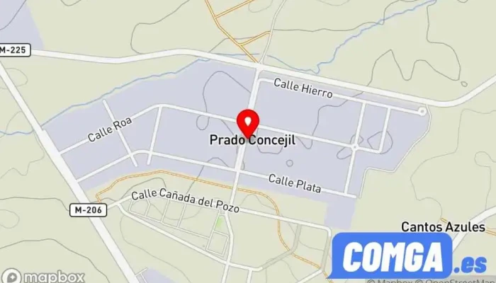 mapa de Carpintería y Cerrajería de aluminio Madrid RINHERSA Carpintería metálica y de aluminio, Fábrica de puertas, Empresa de hierros y aceros, Cerrajero en Loeches