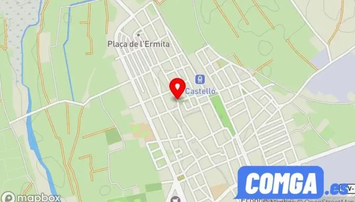 mapa de Castelló  en Castelló