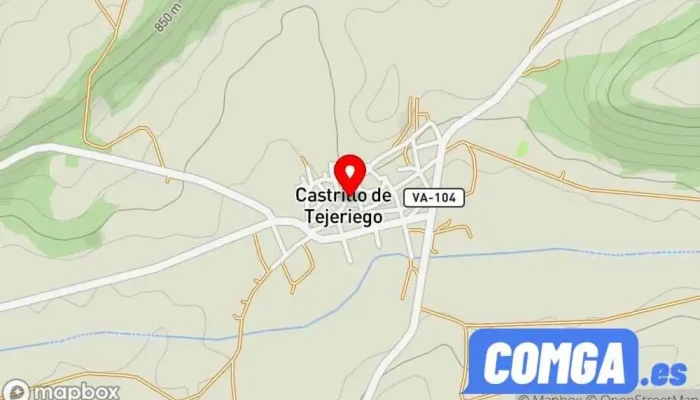 mapa de Castrillo-Tejeriego  en Castrillo-Tejeriego