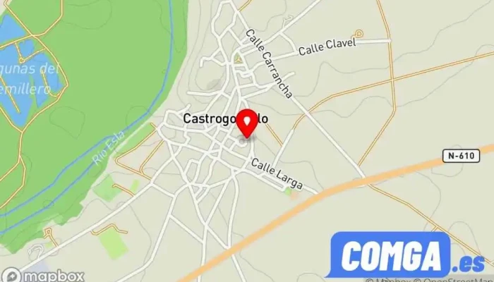 mapa de Castrogonzalo  en Castrogonzalo
