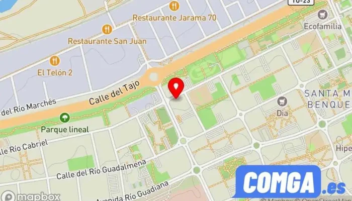 mapa de Central Keys Cerrajero en Toledo