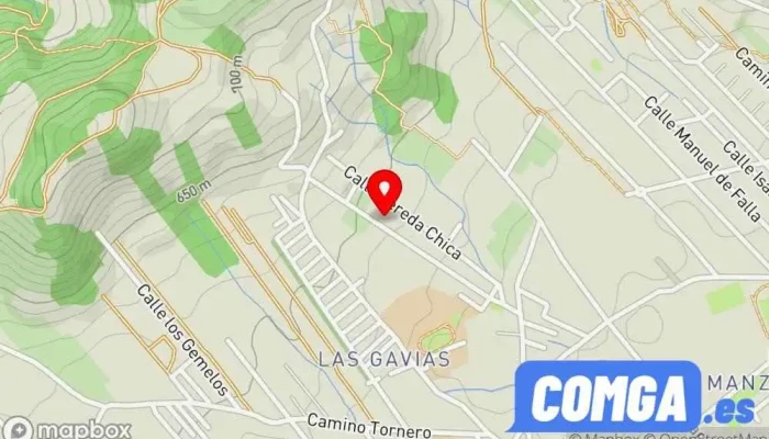 mapa de cerjutem Cerrajero en La Laguna