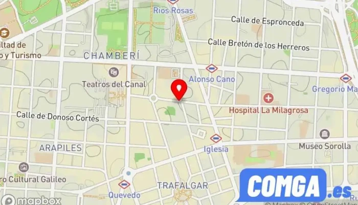 mapa de Cerrajera Concha Cerrajero en Madrid
