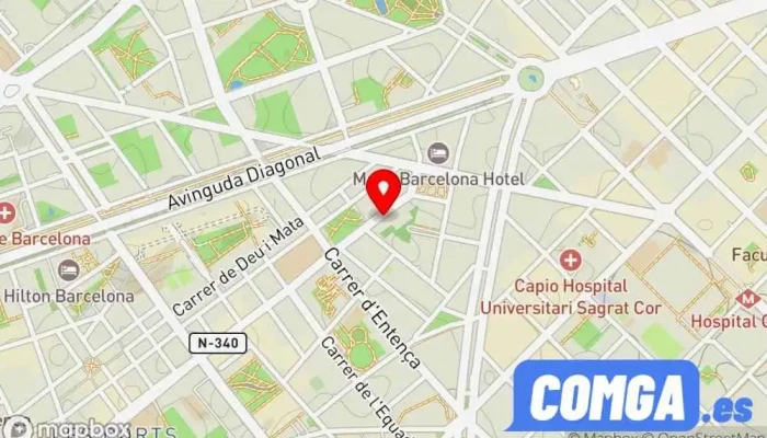 mapa de CERRAJERIA ALCAR Cerrajero, Comercio en Barcelona