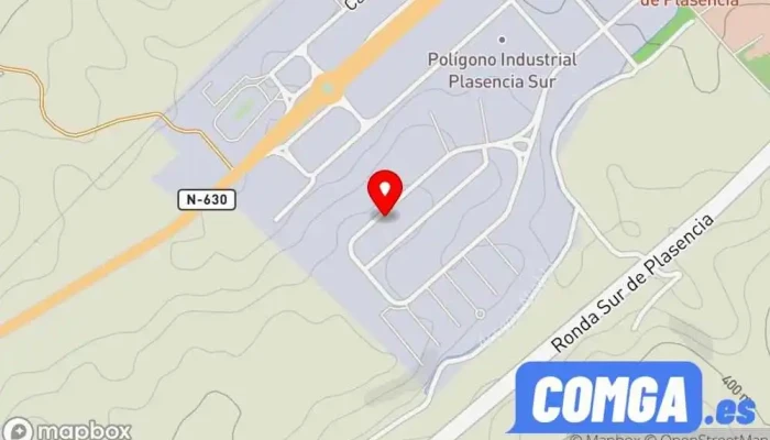 mapa de CERRAJERIA ALONSO  en Plasencia