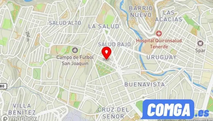 mapa de Cerrajeria Arteaga 24 Horas Cerrajero en Santa Cruz de Tenerife