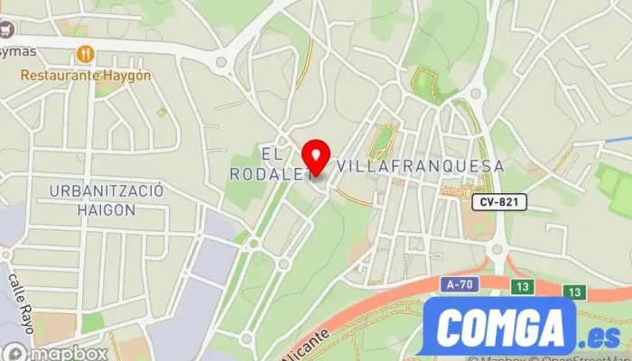 mapa de Cerrajeria Artistica En General Cerrajero en Villafranqueza