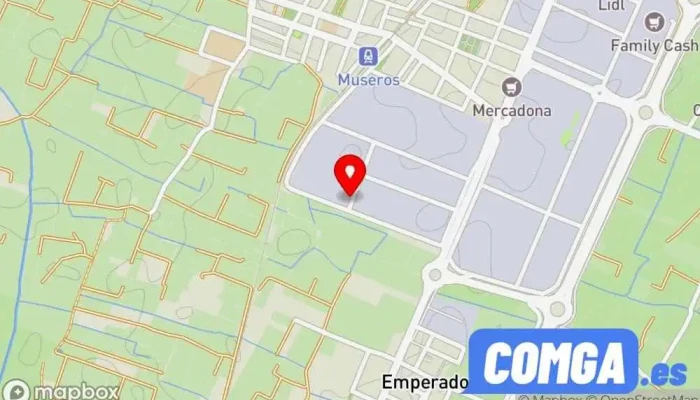 mapa de CERRAJERIA ARTISTICA JOVIPAC - Carpintería Metálica Valencia Carpintería metálica y de aluminio, Proveedor de puertas, Fundición, Empresa de suministros industriales, Cerrajero, Fabricant de productes metàl·lics, Proveedor de ventanas en Museros