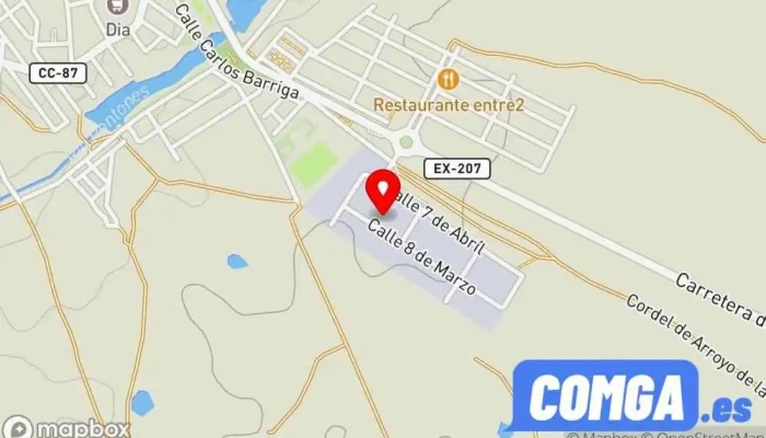 mapa de Cerrajeria Becerra Cerrajero en Arroyo de la Luz