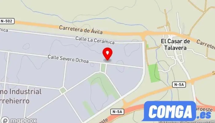 mapa de Cerrajeria calfer. S.L. Cerrajero en Talavera de la Reina