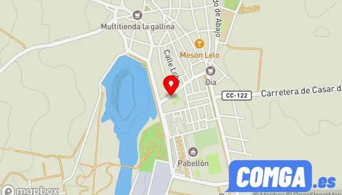 mapa de Cerrajeria Cantero Cerrajero en Casar de Cáceres