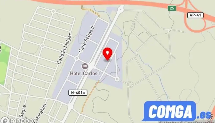 mapa de Cerrajeria Cerraruiz Cerrajero en Yuncos
