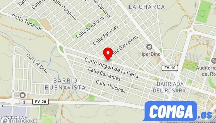 mapa de Cerrajeria Cerrojo Cerrajero en Puerto del Rosario
