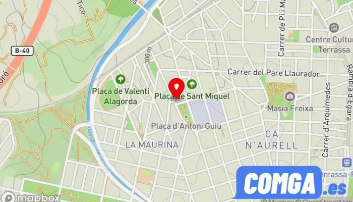mapa de Cerrajeria Cerse Cerrajero, Instalación de persianas, Constructor de aparcamientos techados y pérgolas, Fábrica de puertas, Botiga de panys, Carpintería metálica y de aluminio en Terrassa