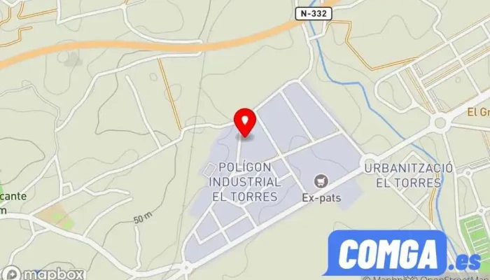 mapa de Cerrajeria Cervantes S.L. Cerrajero en Villajoyosa